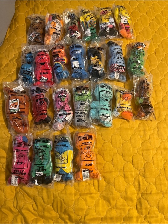 Sesame Street Other - Sesame Street Mini Bean Plush Set – whole Collection